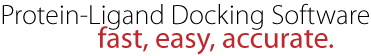 Protein-Ligand Docking fast, easy, accurate.